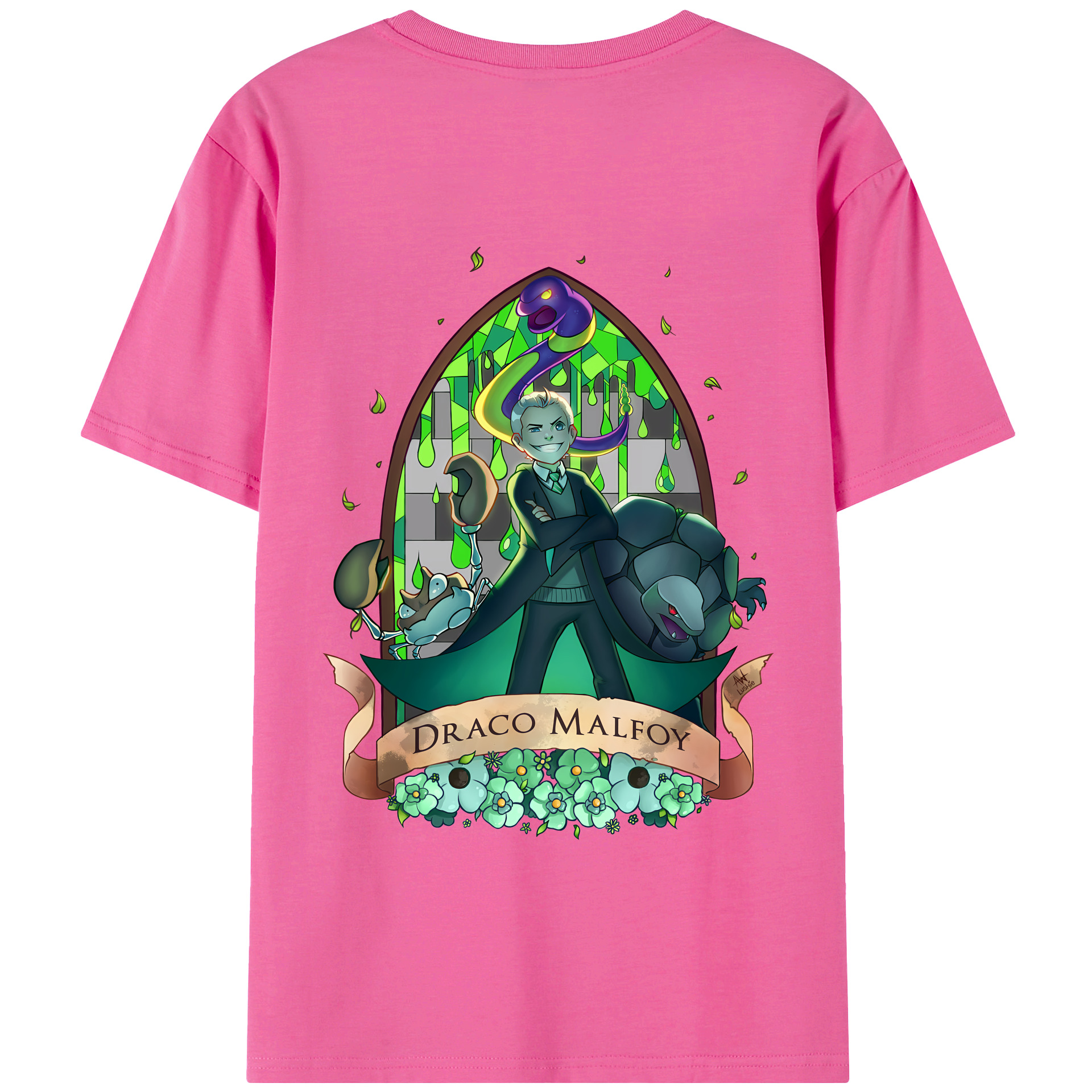 （画像用） Harry Potter ハリー・ポッターシリーズ レディース半袖Tシャツ(バックプリント)